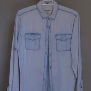 Calvin Klein Casual Denim Style Cotton Shirt